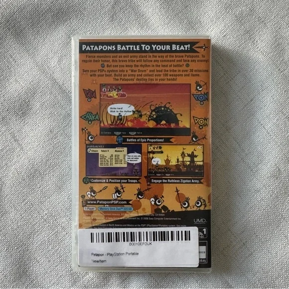 Patapon PSP PlayStation Portable Brand New Factory Sealed Greatest Hits - Picture 2 of 3